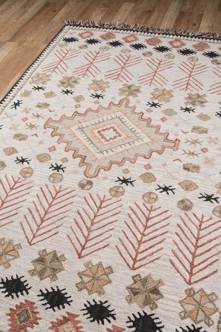 Custom Design Moroccan Area Rug Boho Style